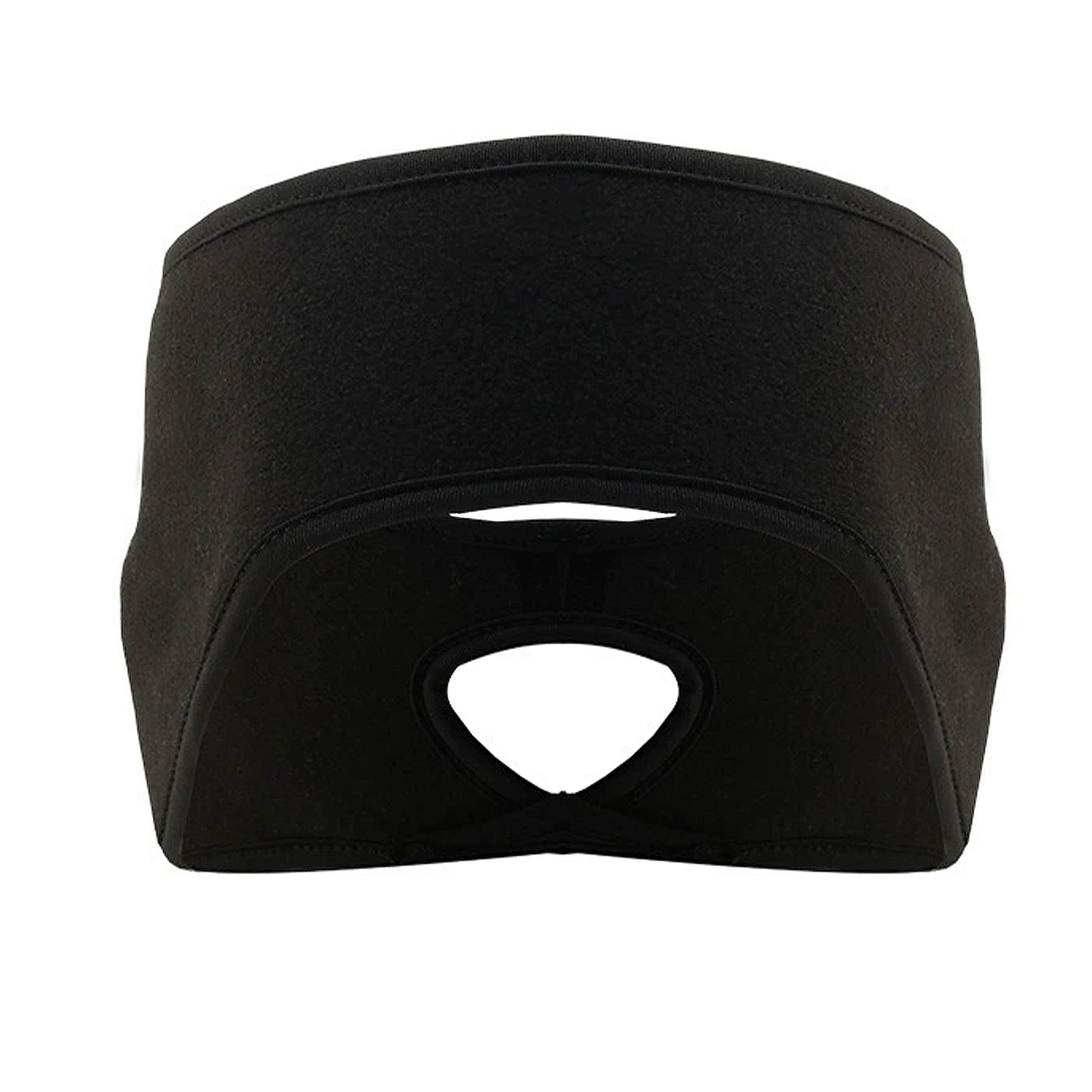Ponytail Fleece Headband Winter Ear Warmer Moisture-Wicking Windproof for Running Outdoor Sports