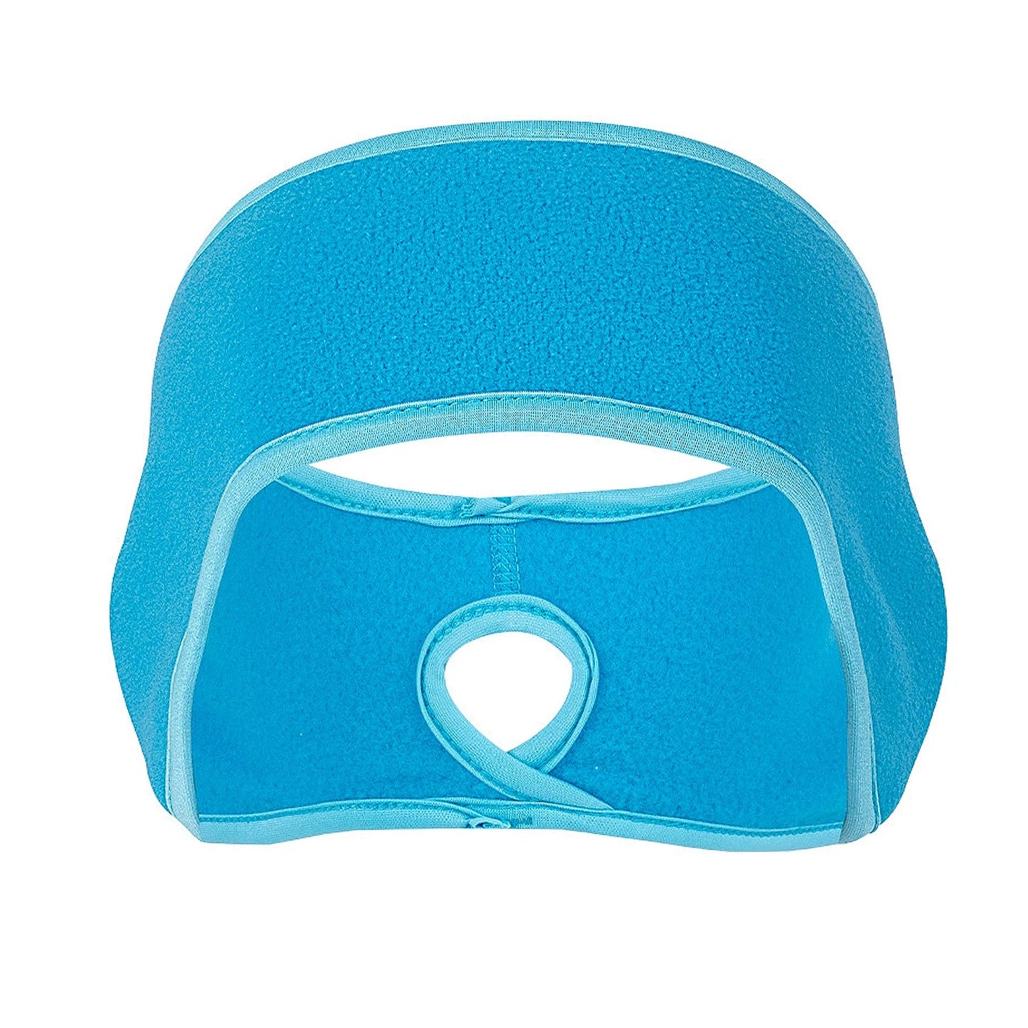 Ponytail Fleece Headband Winter Ear Warmer Moisture-Wicking Windproof for Running Outdoor Sports