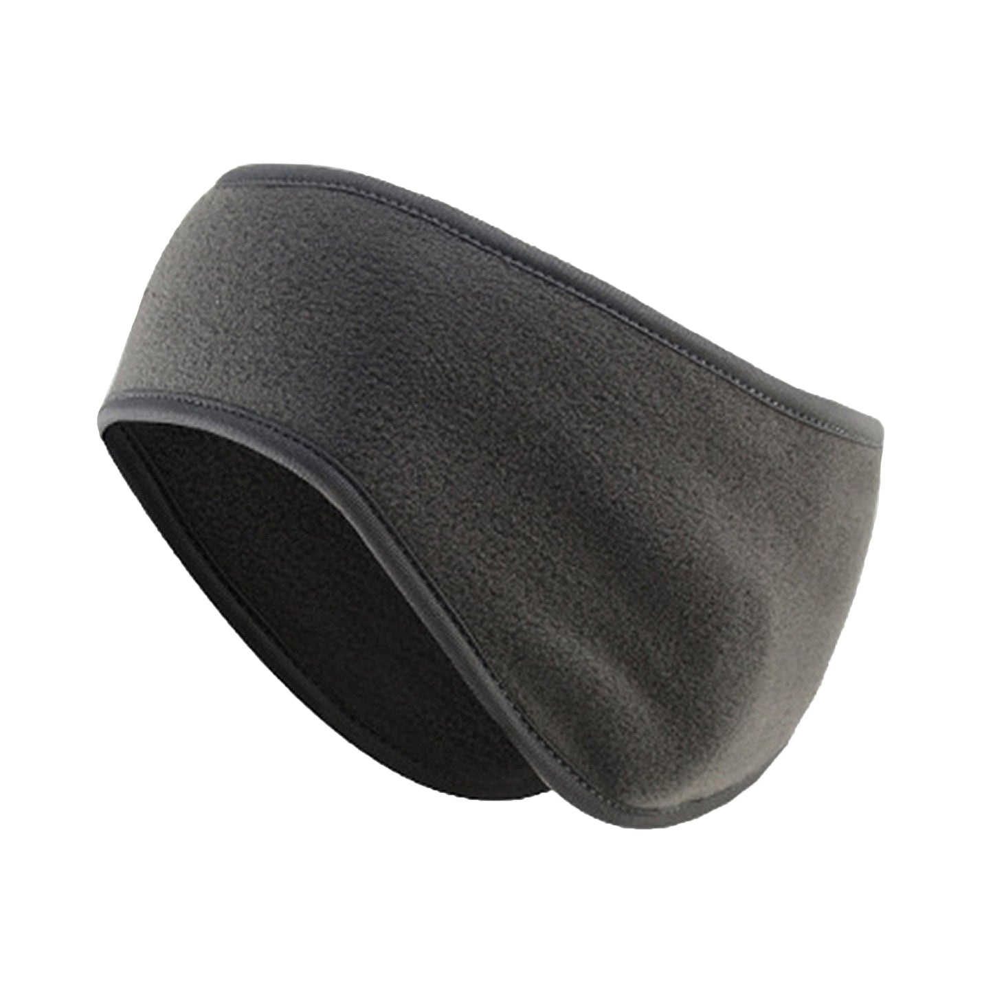 Ponytail Fleece Headband Winter Ear Warmer Moisture-Wicking Windproof for Running Outdoor Sports