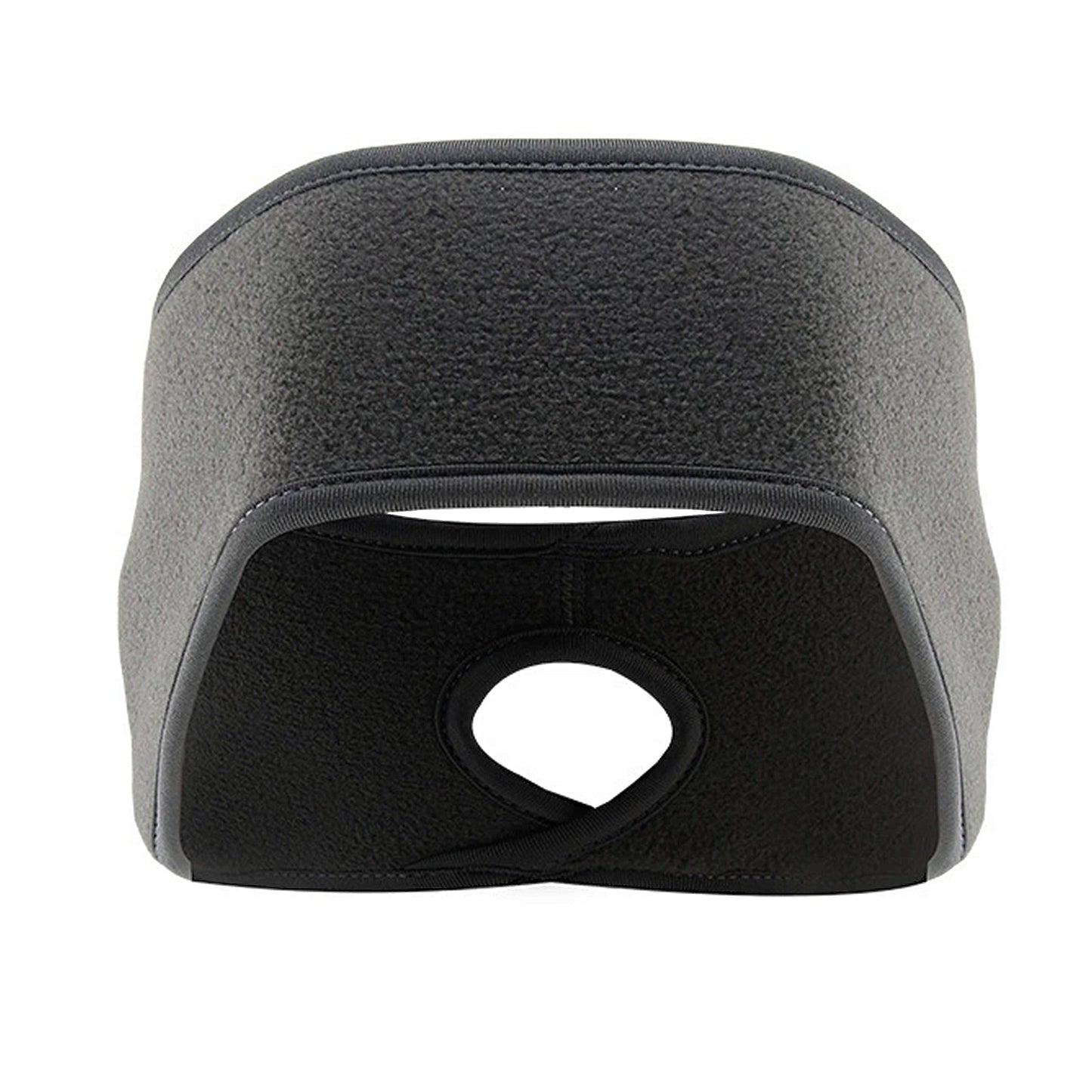 Ponytail Fleece Headband Winter Ear Warmer Moisture-Wicking Windproof for Running Outdoor Sports