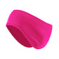 Ponytail Fleece Headband Winter Ear Warmer Moisture-Wicking Windproof for Running Outdoor Sports