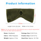 Ponytail Fleece Headband Winter Ear Warmer Moisture-Wicking Windproof for Running Outdoor Sports