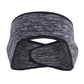 Winter Fleece Headband Adjustable Stretchy Ear Warmer Full Cover Sweatband Unisex - Velcro Design