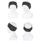Winter Fleece Headband Adjustable Stretchy Ear Warmer Full Cover Sweatband Unisex - Velcro Design
