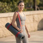 4-PC Stretch Strap with Foot Loops Adjustable Yoga Exercise Band