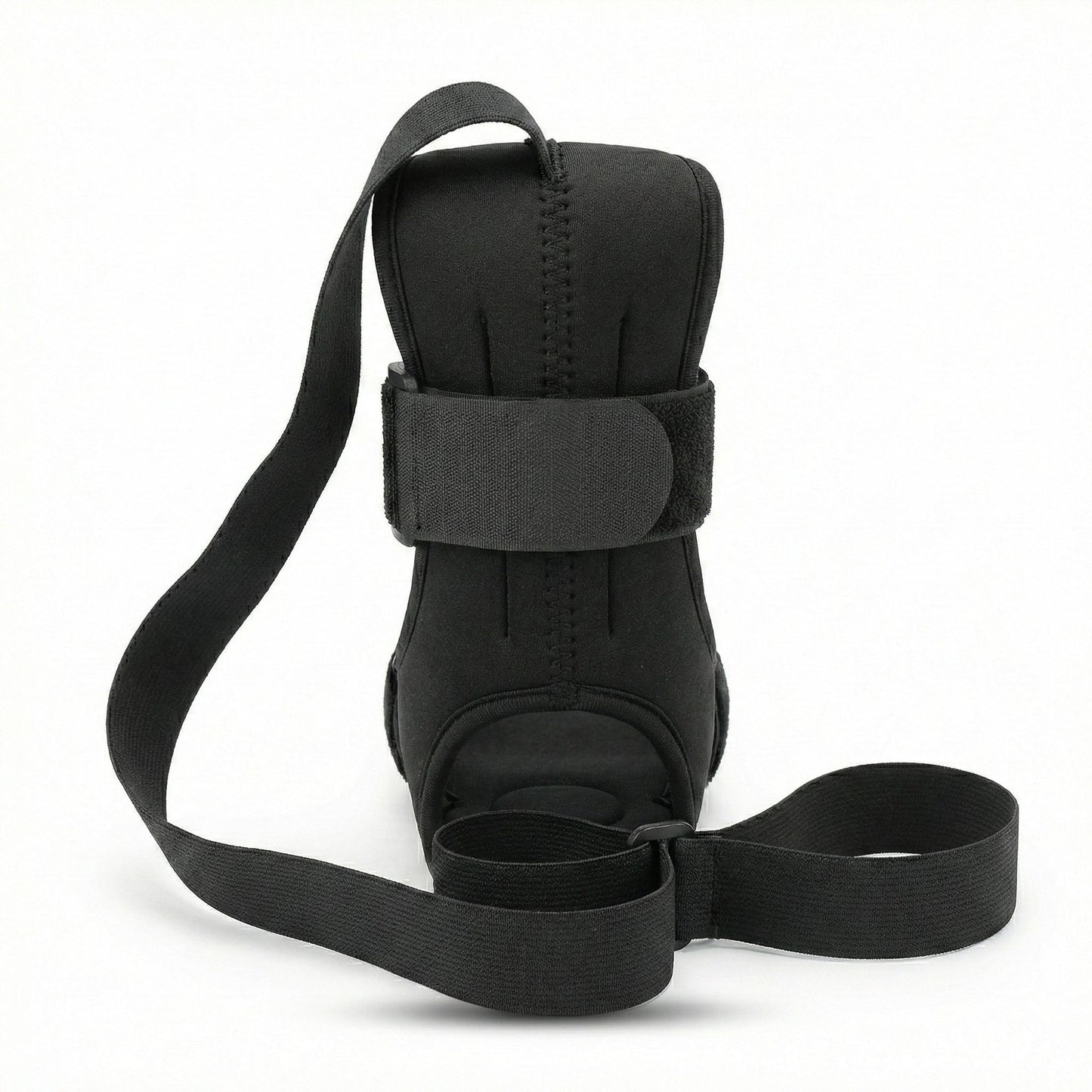 2-PC Stretch Strap with Foot Support Adjustable Yoga Flexibility Band