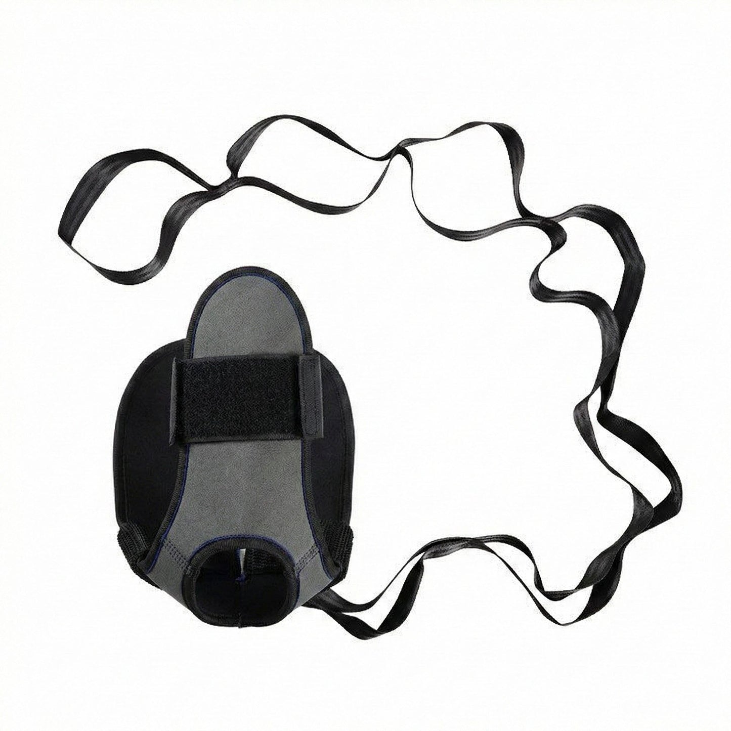 2-PC Stretch Strap with Foot Support Adjustable Yoga Flexibility Band