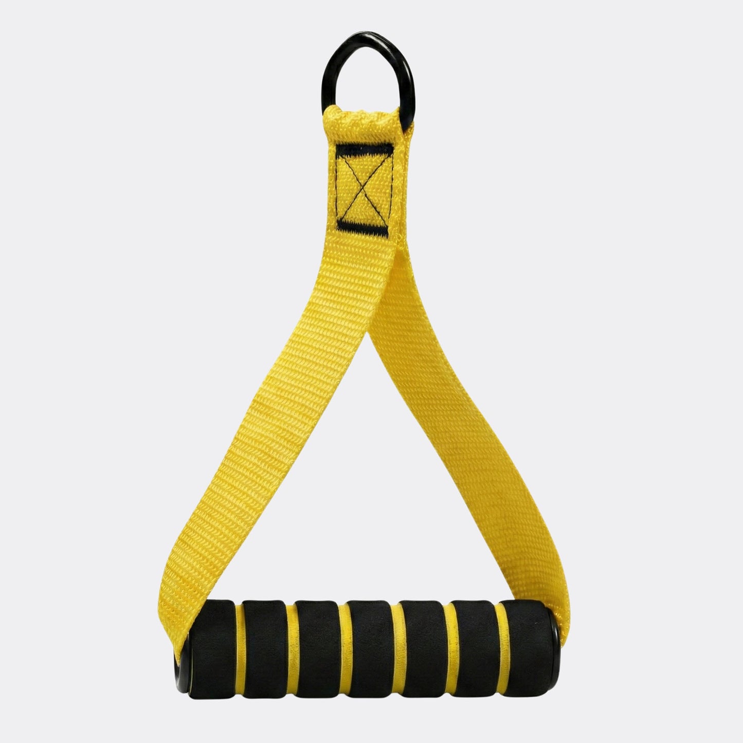 Resistance Band Handle Grip with Metal D Ring Attachment