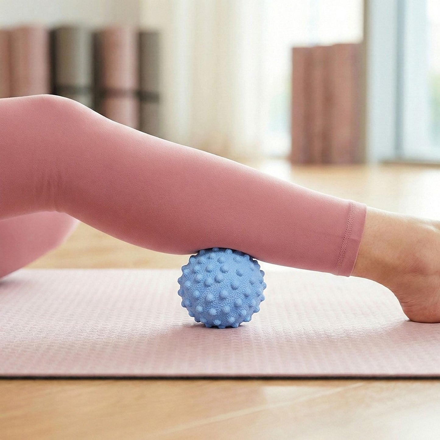 2-PC Textured Massage Ball for Deep Tissue Muscle Relief and Trigger Point Therapy