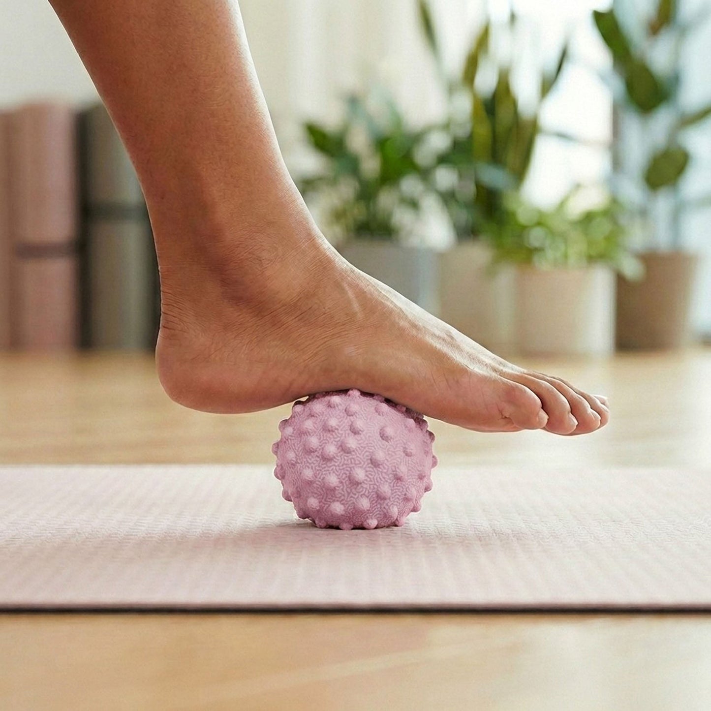 2-PC Textured Massage Ball for Deep Tissue Muscle Relief and Trigger Point Therapy