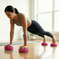 2-PC Half Balance Ball Trainer with Textured Grip Surface for Stability Core Strength