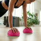 2-PC Half Balance Ball Trainer with Textured Grip Surface for Stability Core Strength