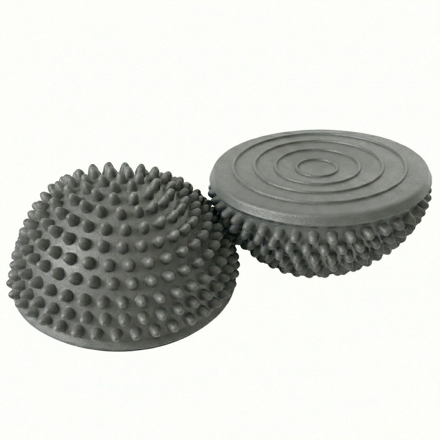 2-PC Half Balance Ball Trainer with Textured Grip Surface for Stability Core Strength