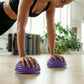 2-PC Half Balance Ball Trainer with Textured Grip Surface for Stability Core Strength
