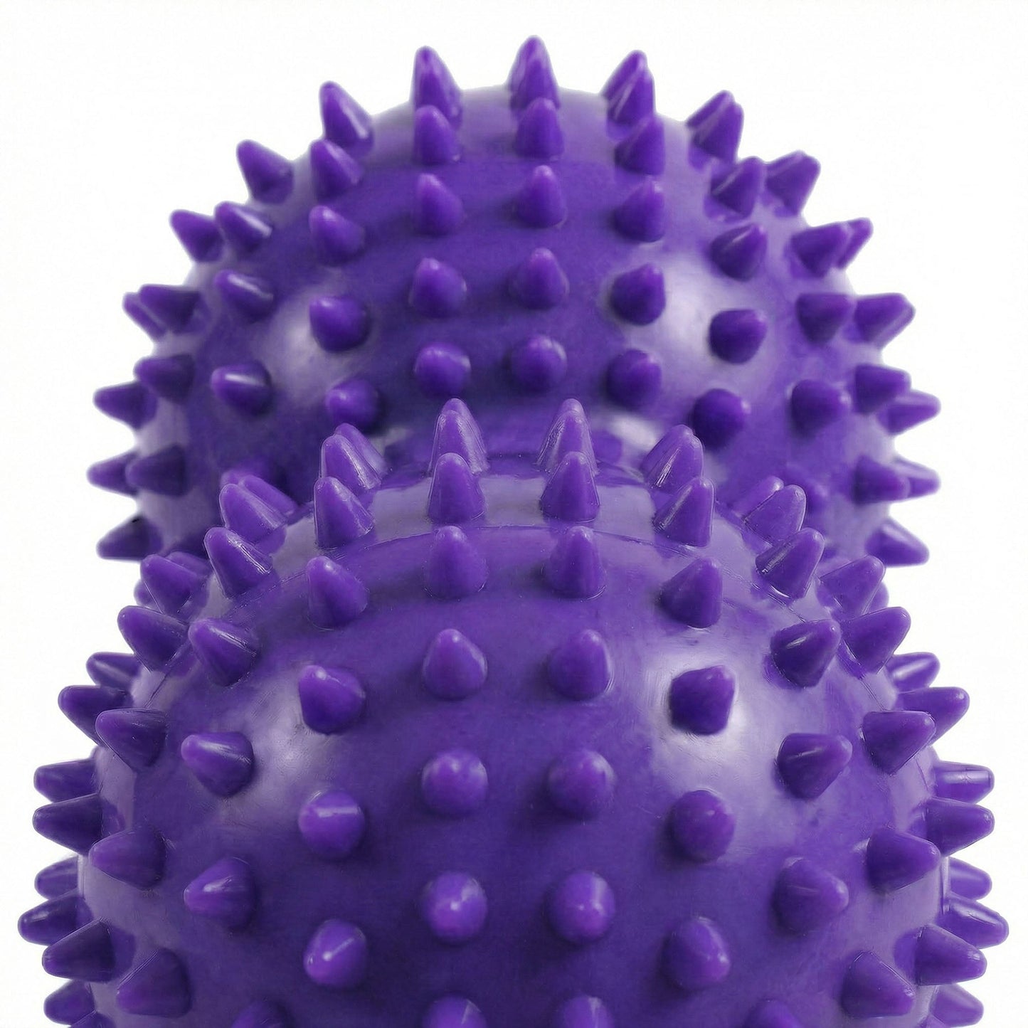 4-PC Textured Peanut Massage Ball for Deep Tissue Spine and Muscle Relief