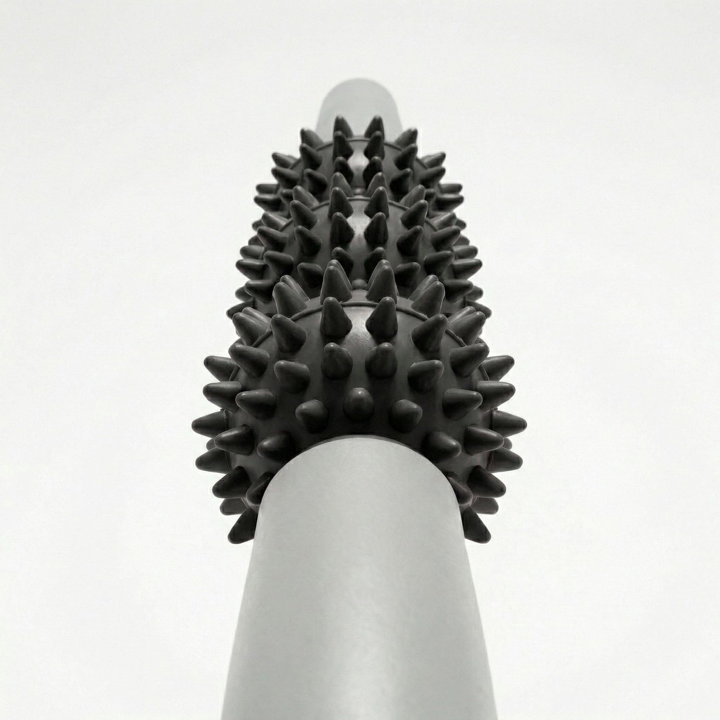 2-PC Handheld Massage Roller with Textured Therapy Balls for Deep Tissue Relief