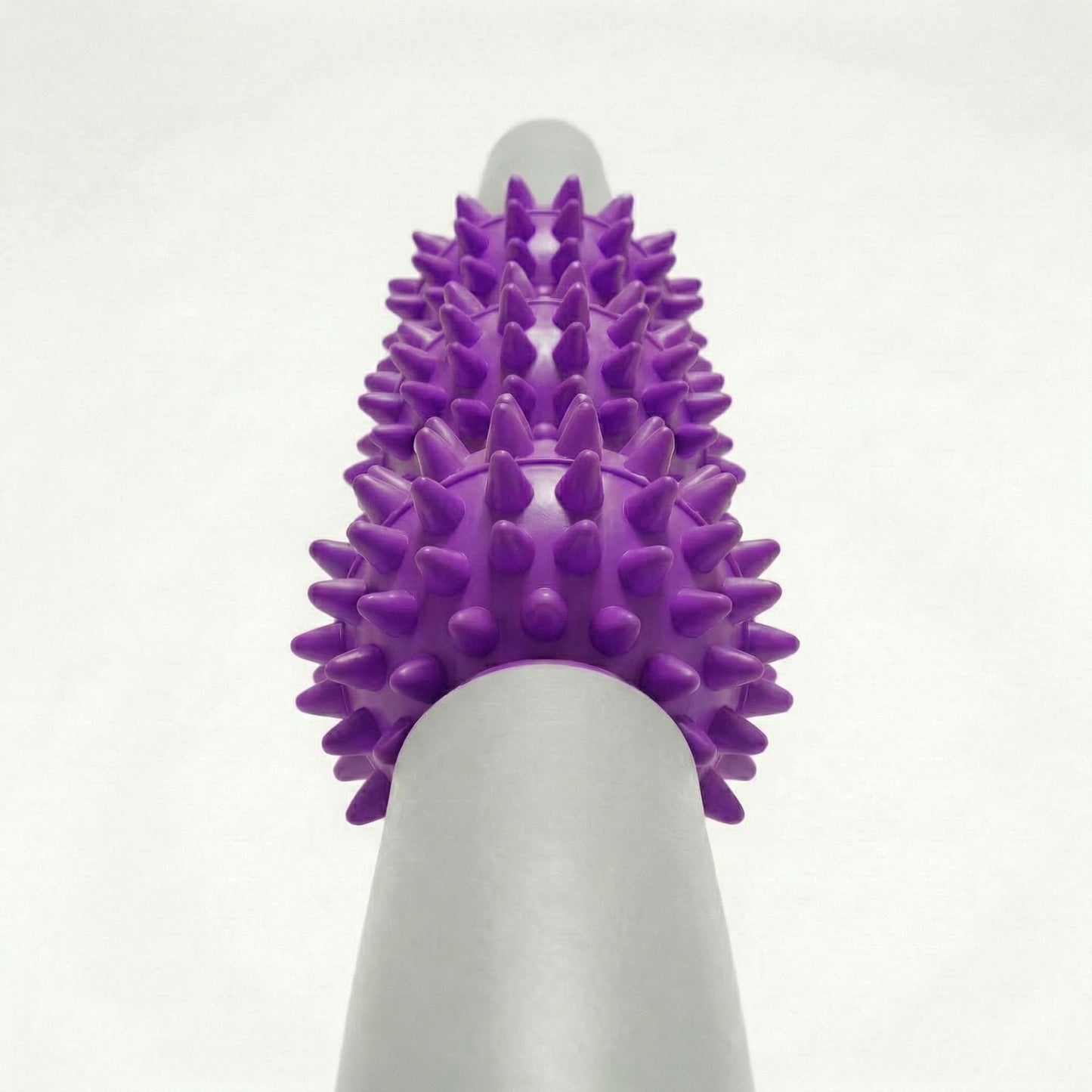 2-PC Handheld Massage Roller with Textured Therapy Balls for Deep Tissue Relief