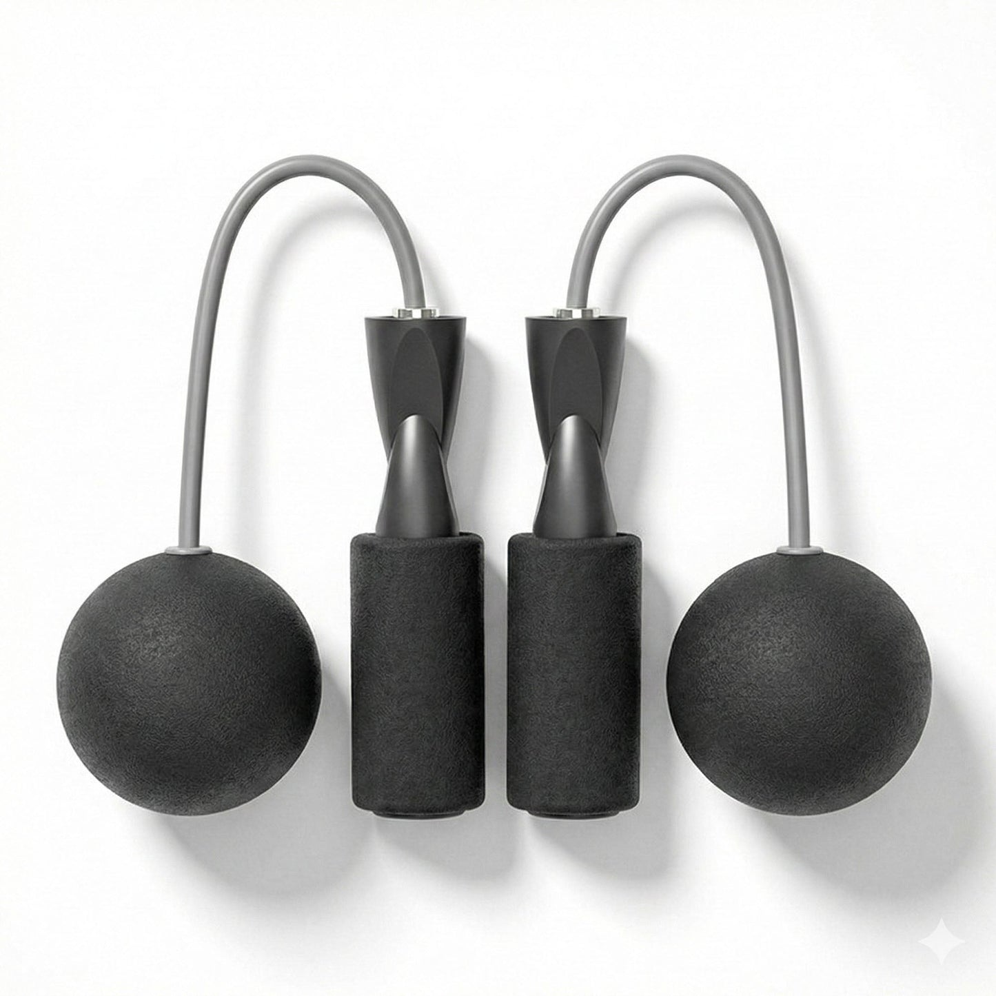 2-PC Weighted Jump Rope for Cardio Endurance and Strength Training