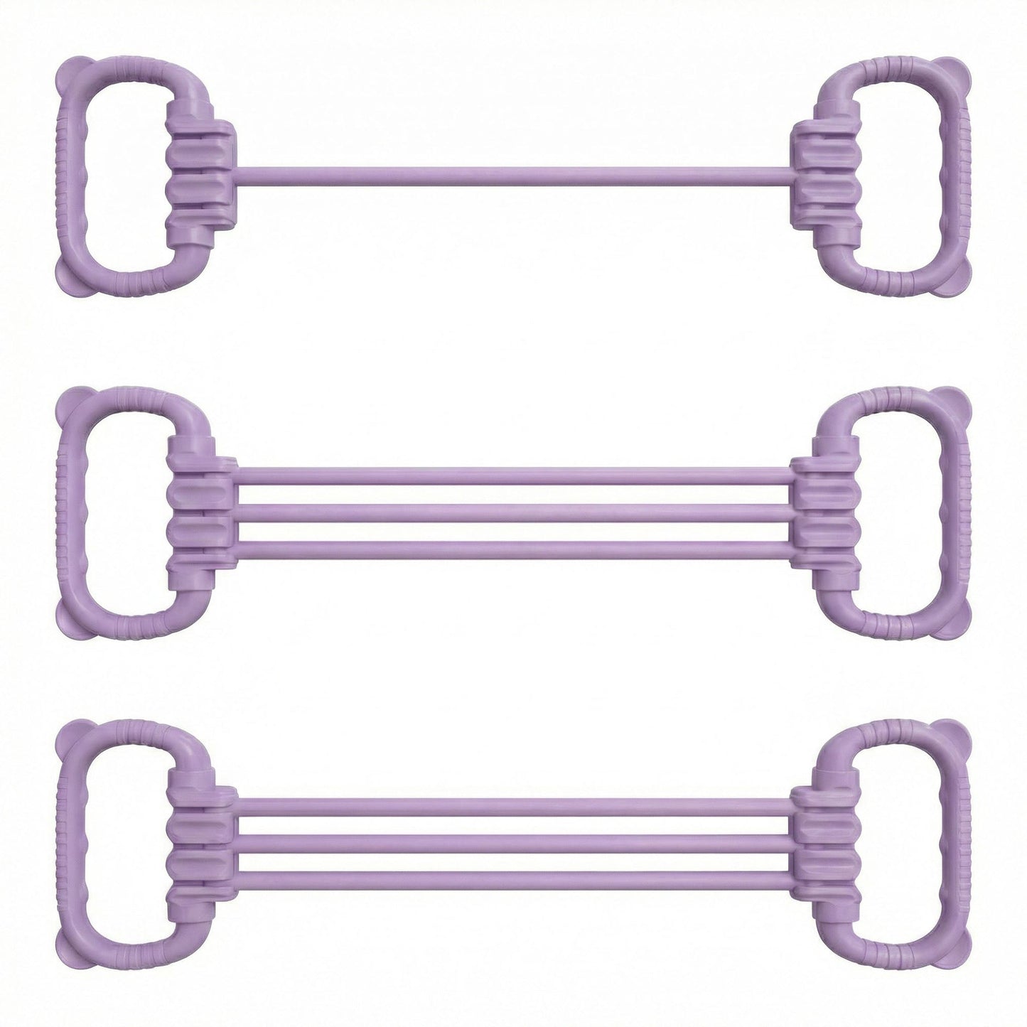 Resistance Exercise Band Bar with Dual Handles Elastic Stretch Training Fitness Tool