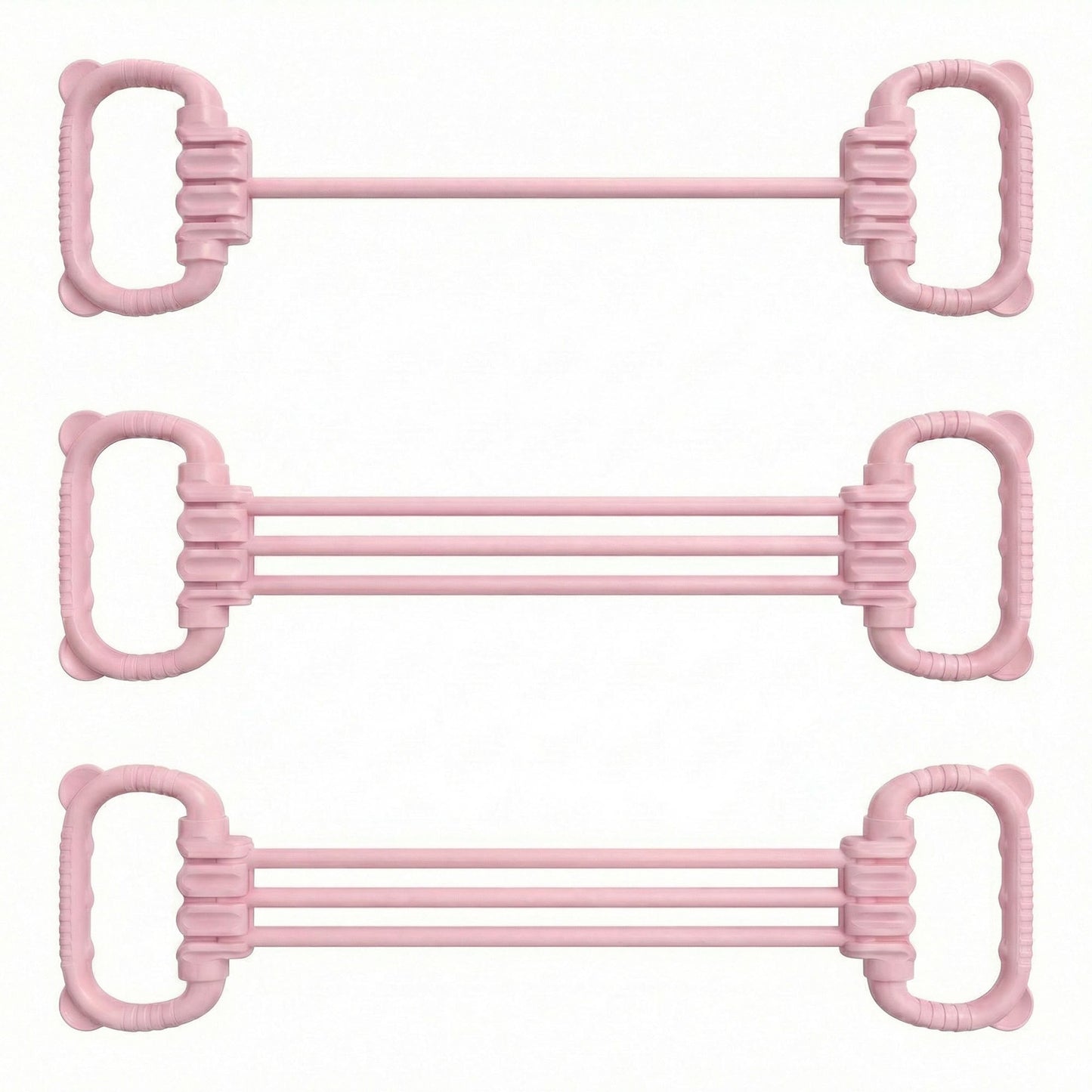 Resistance Exercise Band Bar with Dual Handles Elastic Stretch Training Fitness Tool