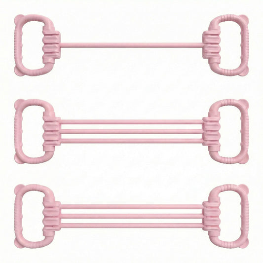 Resistance Exercise Band Bar with Dual Handles Elastic Stretch Training Fitness Tool
