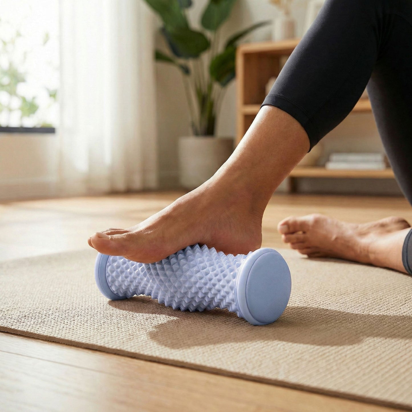 Textured Foot Massage Roller for Plantar Fasciitis Relief Deep Tissue Muscle Recovery Tool