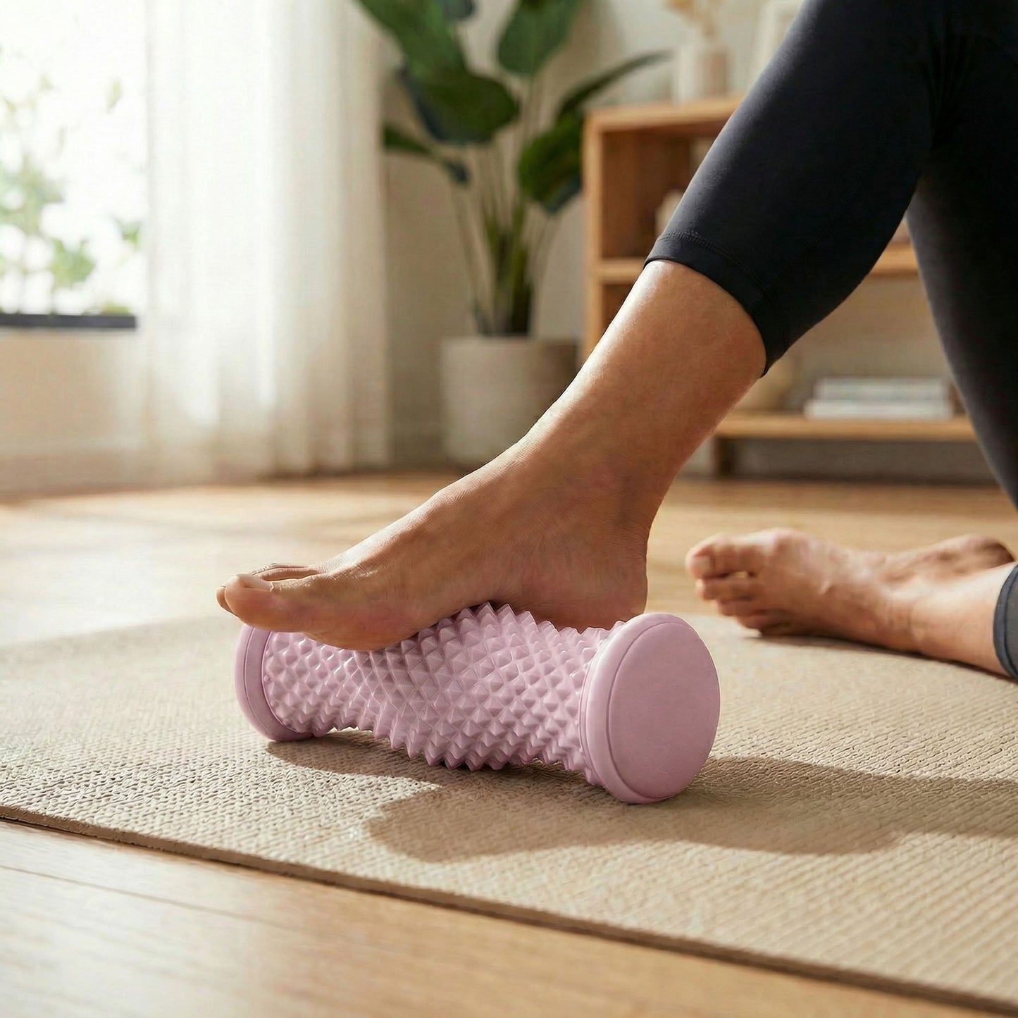 Textured Foot Massage Roller for Plantar Fasciitis Relief Deep Tissue Muscle Recovery Tool