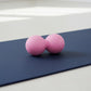 Massage Ball Set 4 Pack Textured Round Design Compact Body Care and Fitness Accessories 4.3in