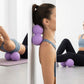 Massage Ball Set 4 Pack Textured Round Design Compact Body Care and Fitness Accessories 4.3in