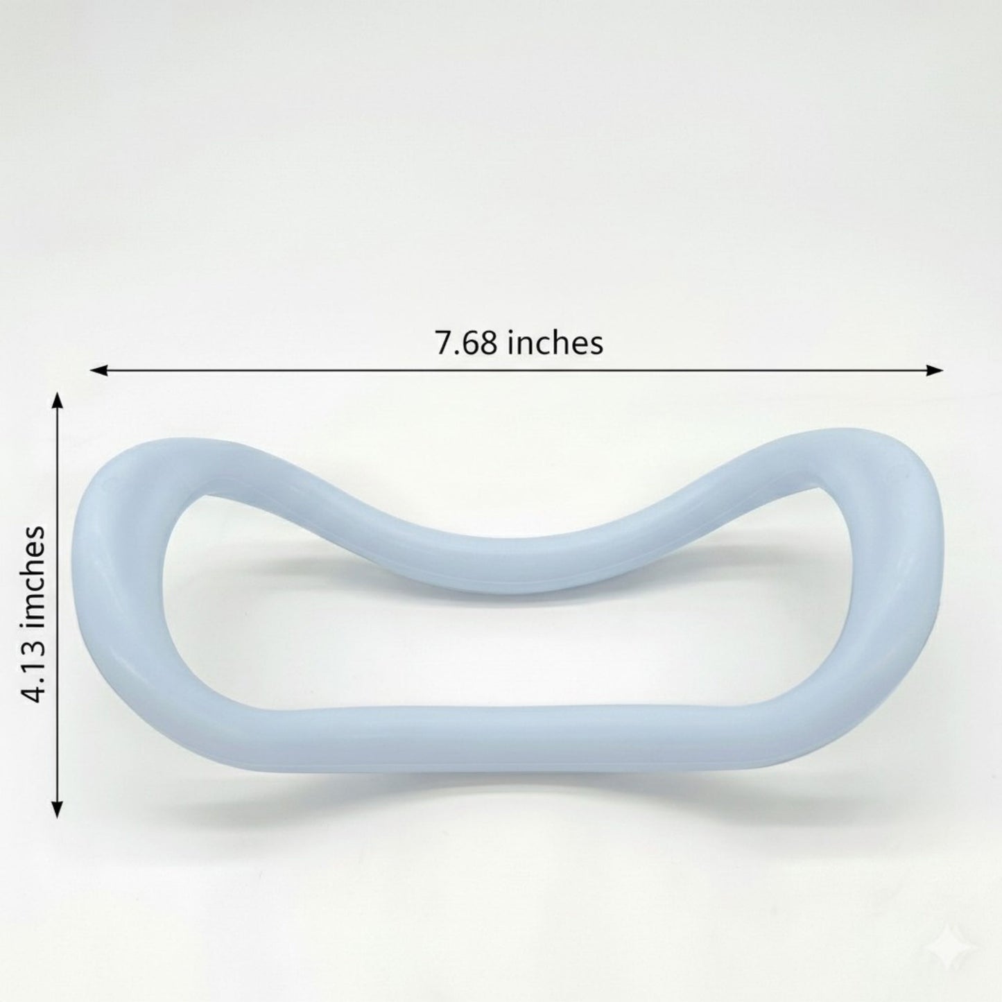 Silicone Leg Massage Tool 2 Pack Curved Arc Design Flexible Calf and Leg Support Accessories 7.7x4.1in
