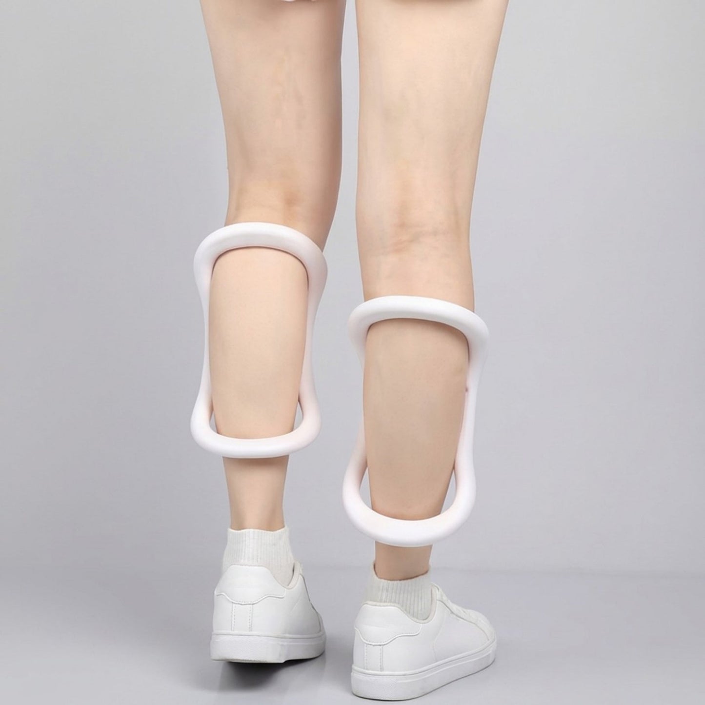 Silicone Leg Massage Tool 2 Pack Curved Arc Design Flexible Calf and Leg Support Accessories 7.7x4.1in