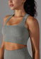 Textured Racerback Sports Bra