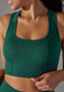 Textured Racerback Sports Bra