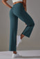 Tie Waist Straight Leg Pants