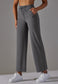 Tie Waist Straight Leg Pants