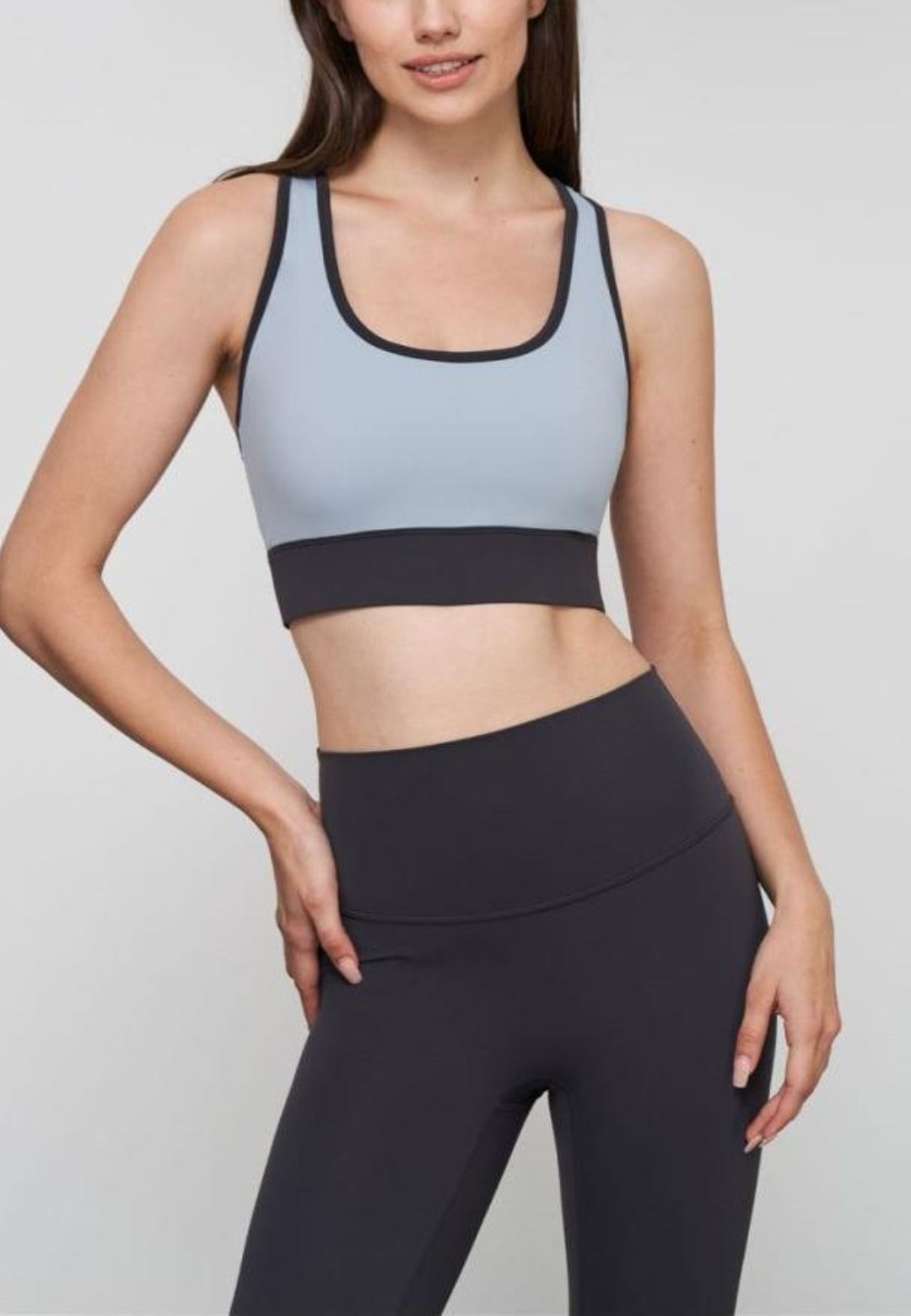 Cutout Racer Back Sports Bra