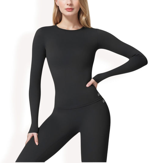 Long Sleeve Seamless Activewear Top