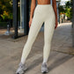 High Waist Seamless Leggings with Contoured Panels for Comfortable Stretch Fit