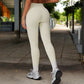 High Waist Seamless Leggings with Contoured Panels for Comfortable Stretch Fit