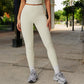 High Waist Seamless Leggings with Contoured Panels for Comfortable Stretch Fit