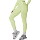 High Waist Seamless Leggings with Contoured Panels for Comfortable Stretch Fit