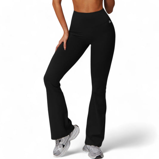 High Waist Flared Leg Yoga Pants