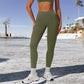 High Waist Seamless Leggings with Full-Length Design