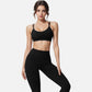 Active Women's Double Strap Sports Bra with V-Neckline and Soft Support