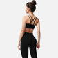 Active Women's Double Strap Sports Bra with V-Neckline and Soft Support