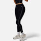 Active Women's High Waist Seam Detail Leggings with Contoured Fit and Stretch Fabric