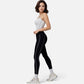 Active Women's High Waist Seam Detail Leggings with Contoured Fit and Stretch Fabric