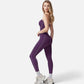 Active Women's High Waist Seam Detail Leggings with Contoured Fit and Stretch Fabric