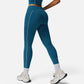 Active Women's High Waist Seam Detail Leggings with Contoured Fit and Stretch Fabric