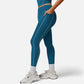 Active Women's High Waist Seam Detail Leggings with Contoured Fit and Stretch Fabric
